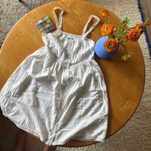 Reformation White Brayden Mini Dress